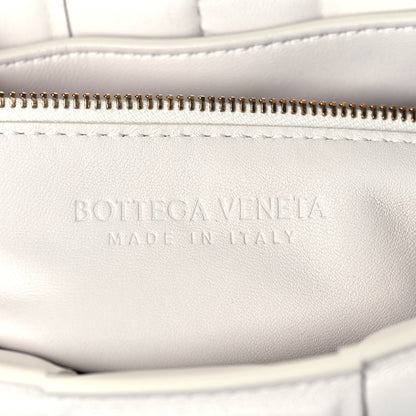 Bottega Veneta Lambskin Maxi Intreccio Padded Chain Cassette Crossbody Bag White 6 of 11