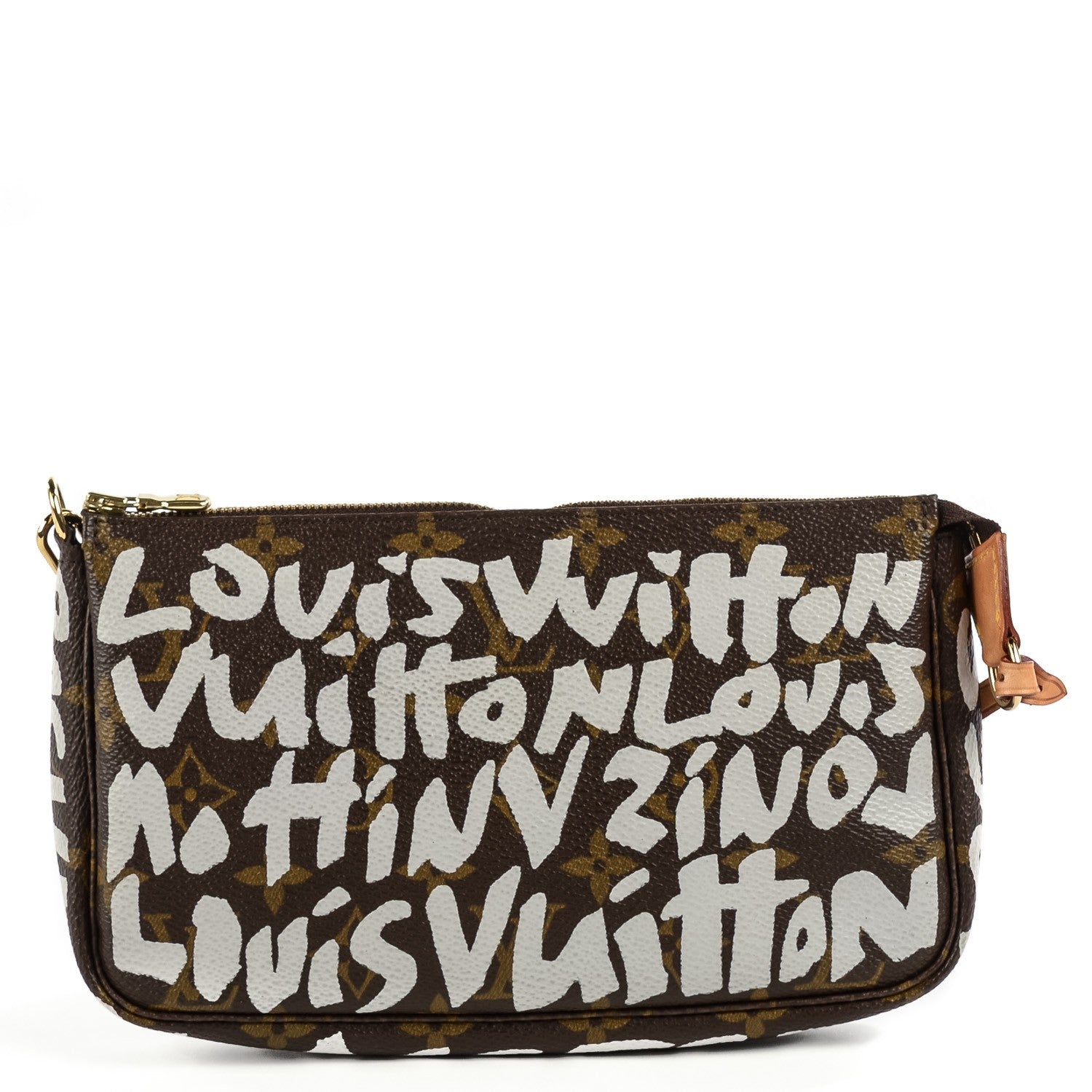 Louis Vuitton Monogram Graffiti Pochette Accessories Silver 1 of 7
