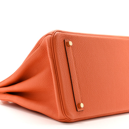 Hermes Togo Birkin 35 Orange 8 of 9