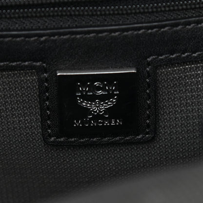 MCM Visetos Crystals Studded Stark Small Backpack Black 6 of 9