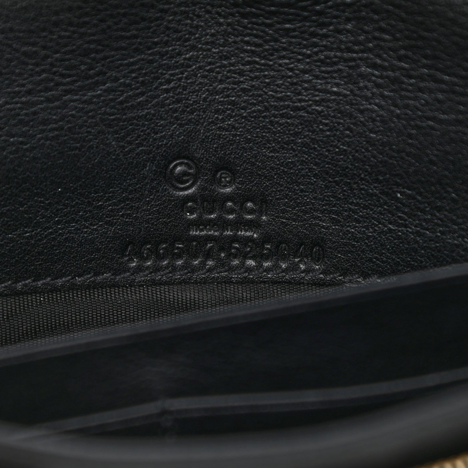 Gucci Microguccissima Crossbody Wallet Black 6 of 10