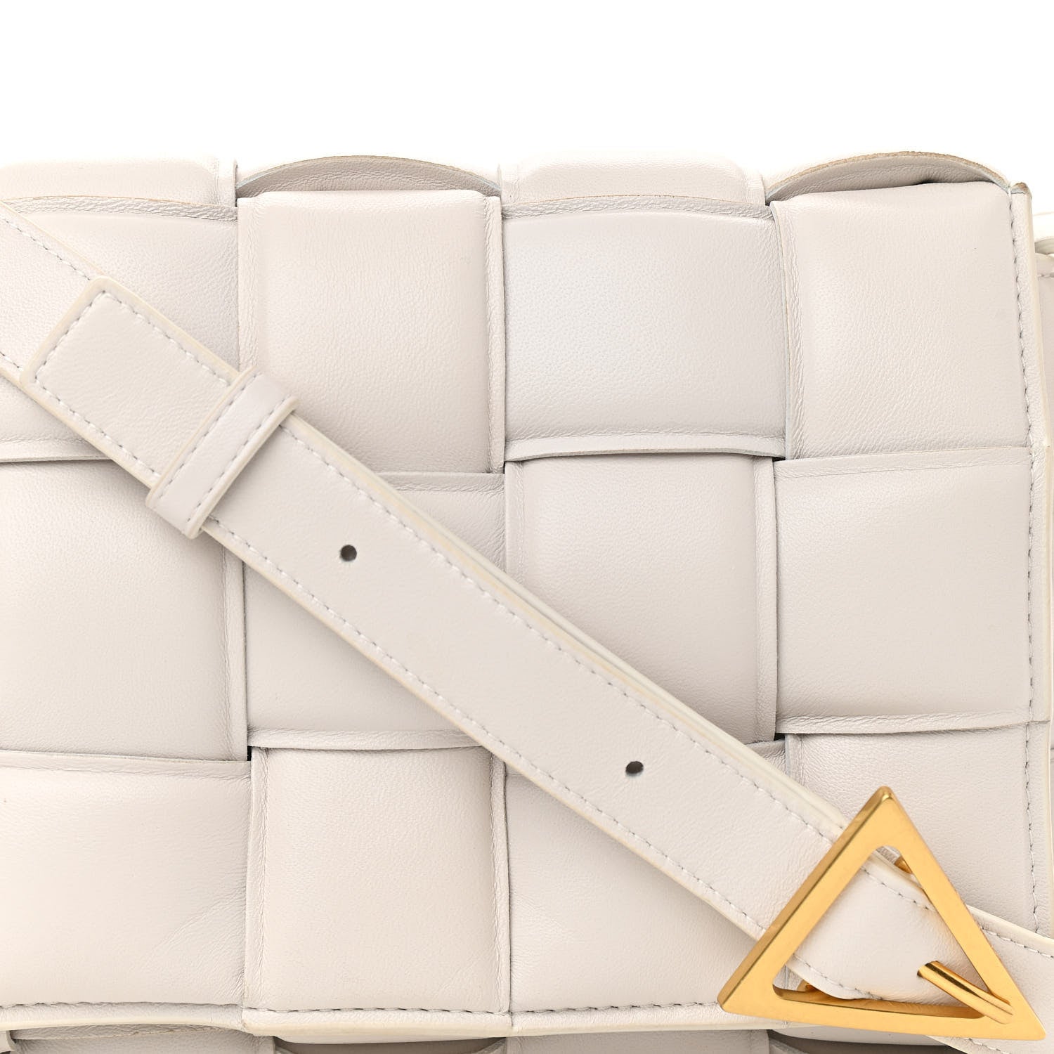 Bottega Veneta Nappa Maxi Intreccio Padded Cassette Crossbody Bag Chalk 8 of 11