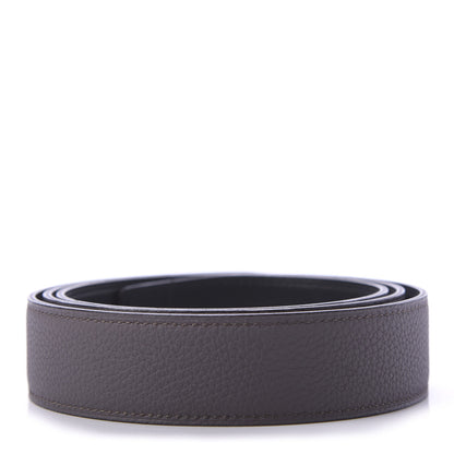 Hermes Box Togo 32mm Belt Strap 95 Black Etain 2 of 5