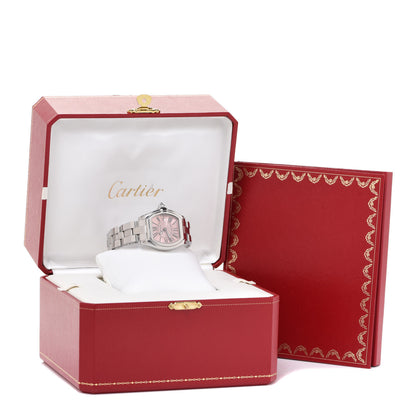 Cartier Stainless Steel 31mm Roadster Quartz Watch Pink 5 of 5