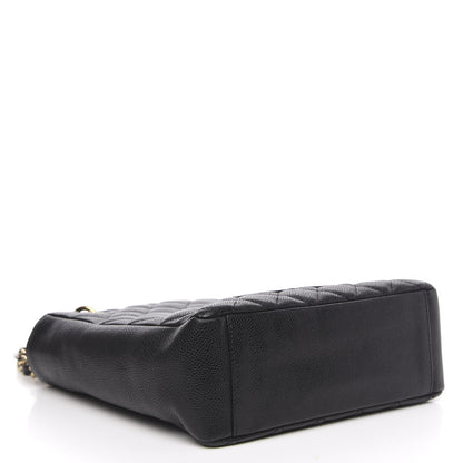 Chanel Caviar Quilted Petit Shopping Tote PST Black 4 of 14