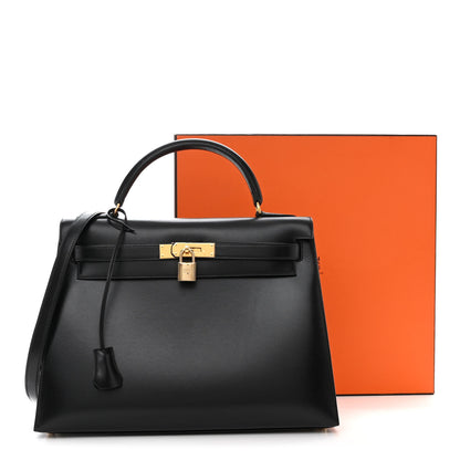 Hermes Box Kelly Sellier 32 Black 12 of 12