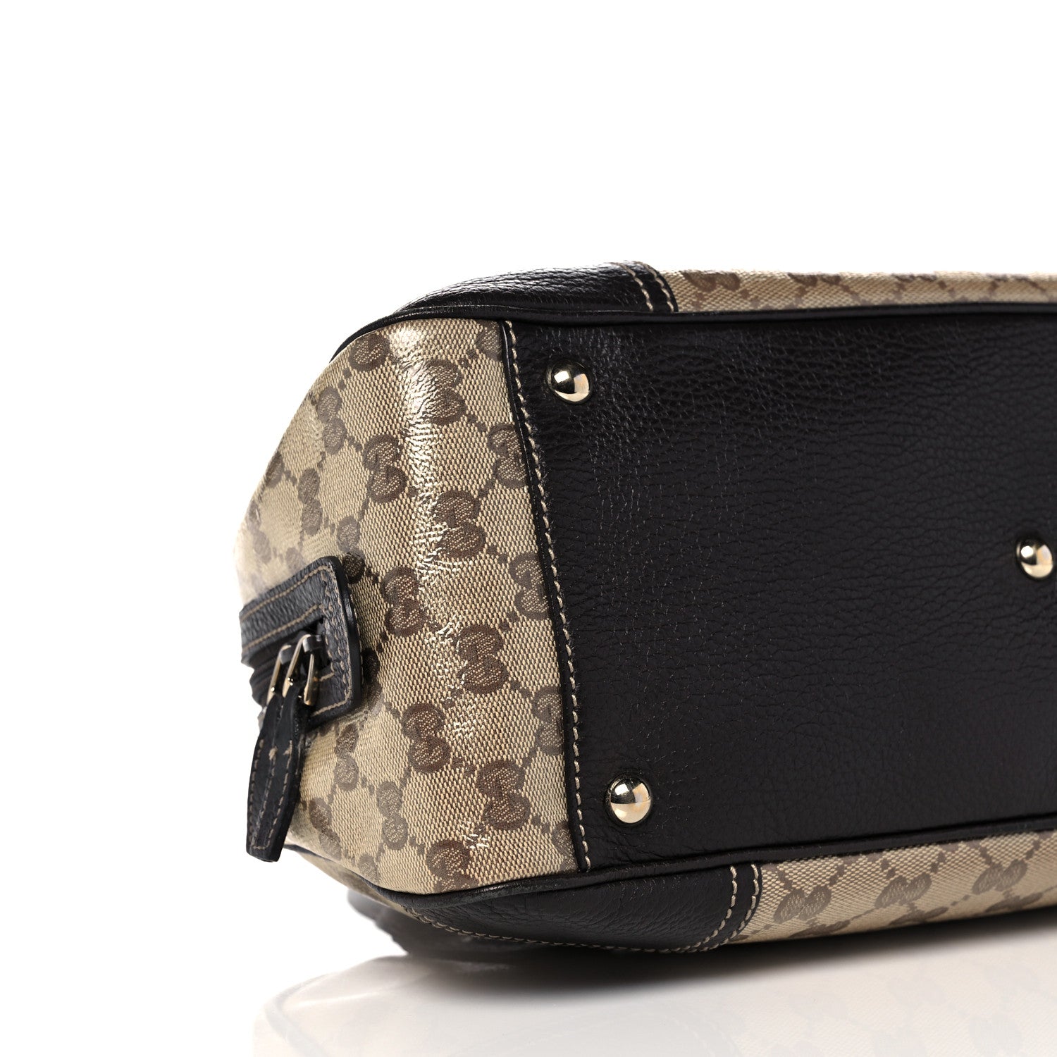 Gucci Crystal Monogram Web Princy Boston Brown 9 of 21