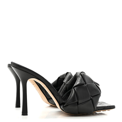Bottega Veneta Nappa Maxi Intrecciato Lido Mule Sandals 41 Black 4 of 9