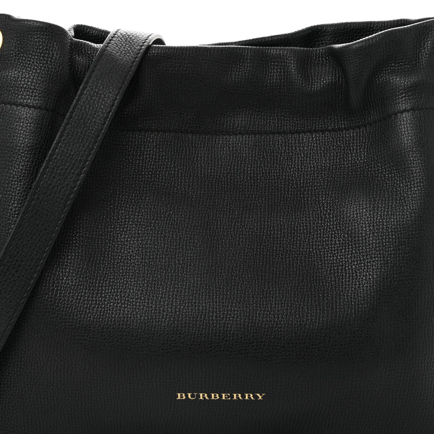 Burberry Grainy Calfskin House Check Small Bingley Black 8 of 11