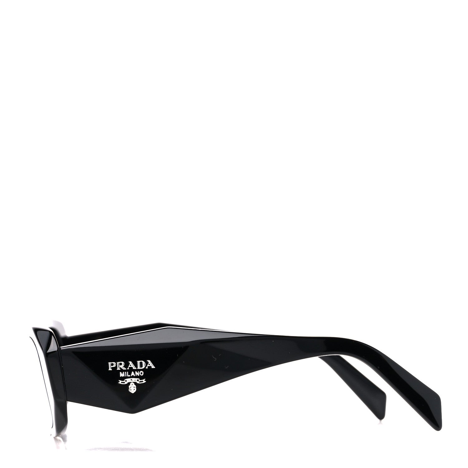 Prada Acetate Symbole Sunglasses SPR 17W Black 3 of 8