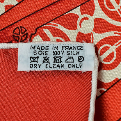 Hermes Silk Mors et Gourmettes Scarf 90 6 of 7