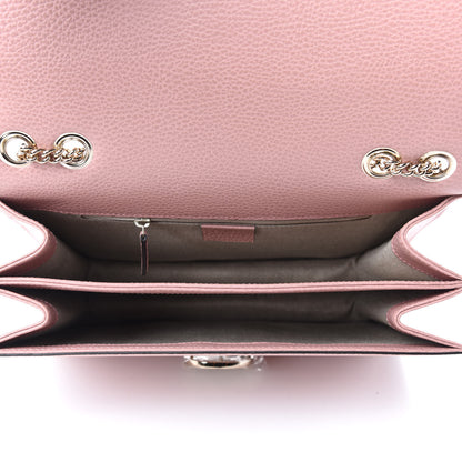 Gucci Dollar Calfskin Interlocking G Shoulder Bag Soft Pink 5 of 10