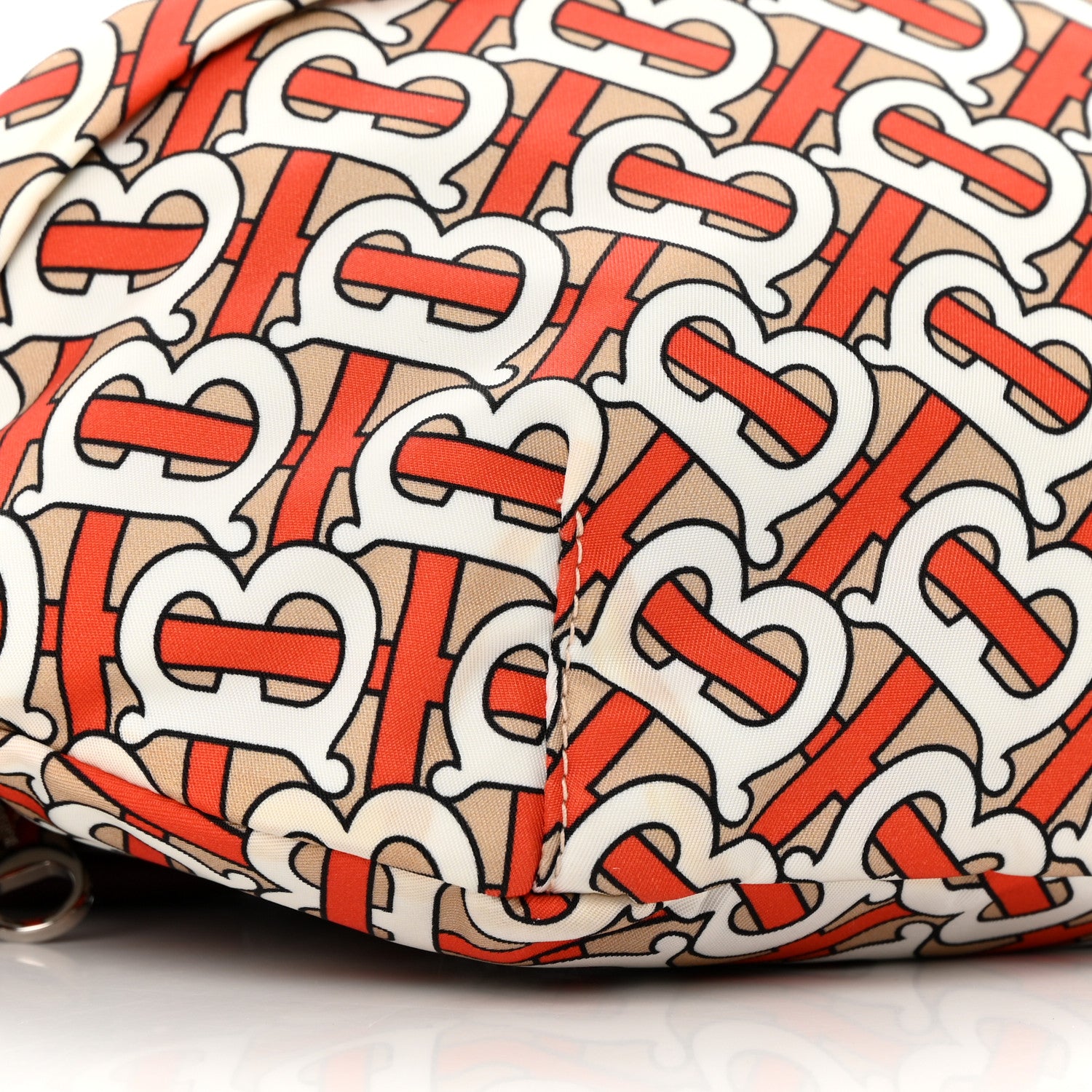 Burberry Nylon Monogram TB Sonny Bum Bag Vermillion 9 of 11