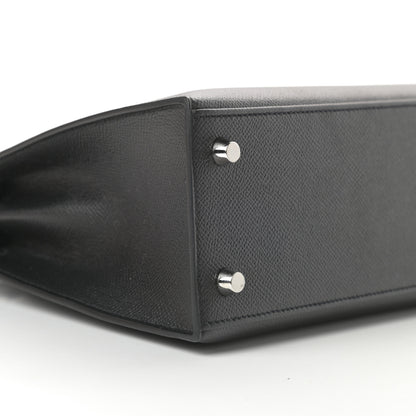Hermes Epsom Kelly Sellier 25 Black 9 of 11