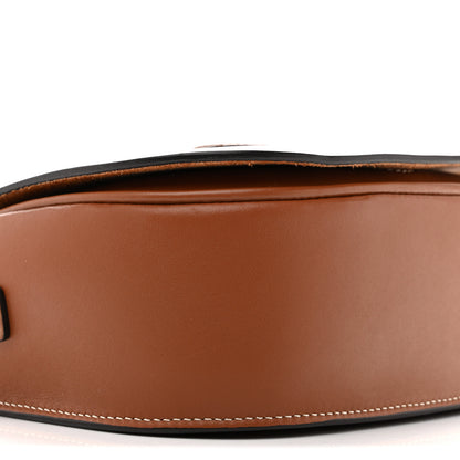 Celine Smooth Calfskin Studded Cuir Triomphe Folco Crossbody Bag Tan 10 of 11