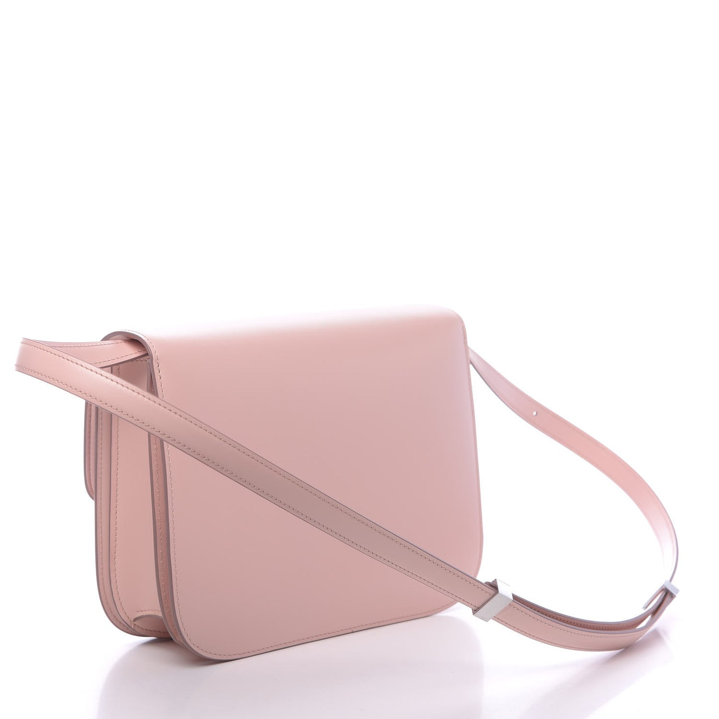 Box Calfskin Medium Classic Box Flap Bag Blush