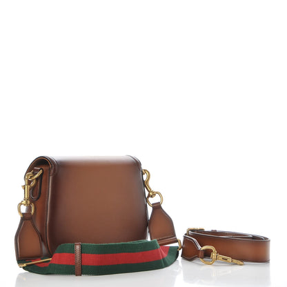 Gucci Calfskin Medium Lady Web Shoulder Bag Cuir 3 of 7