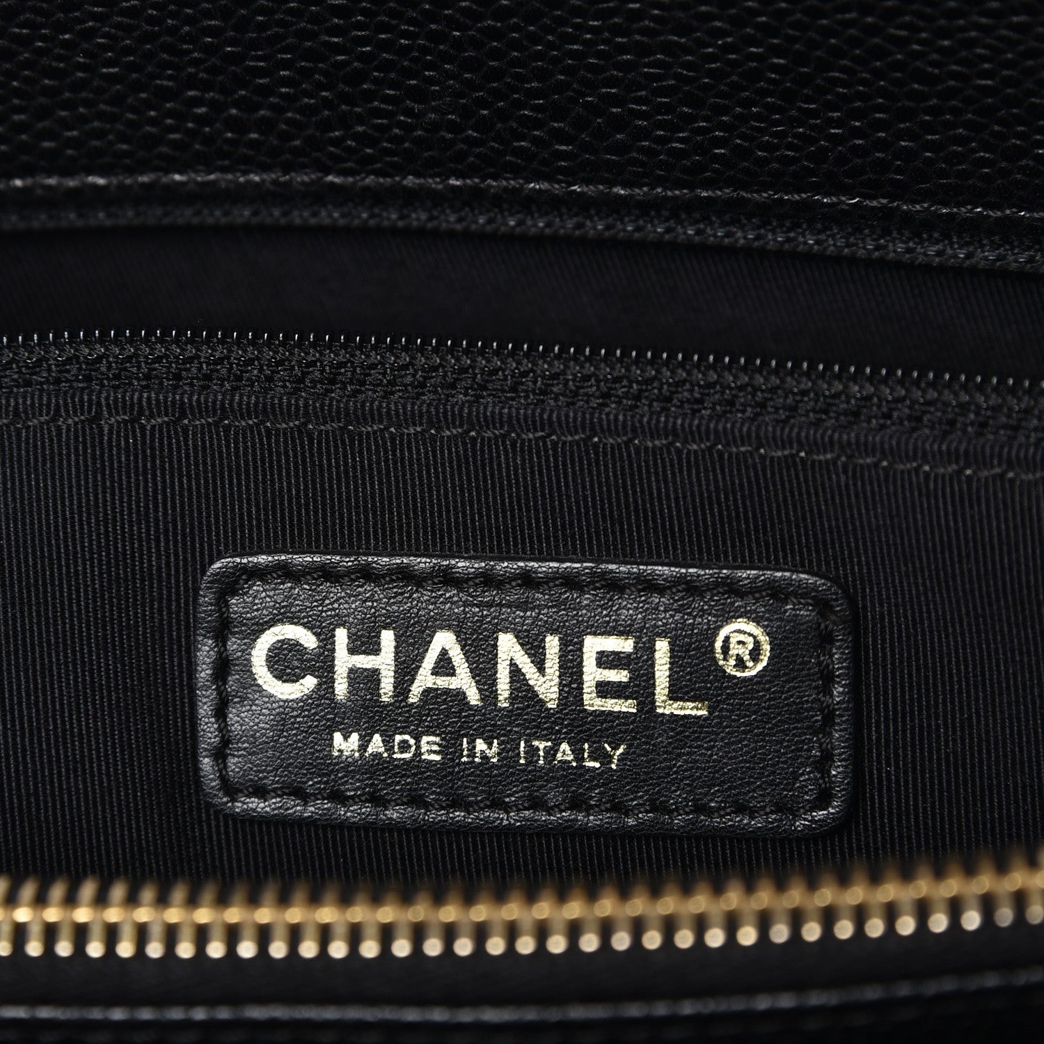 Chanel Caviar Quilted Grand Shopping Tote GST Black 5 of 9