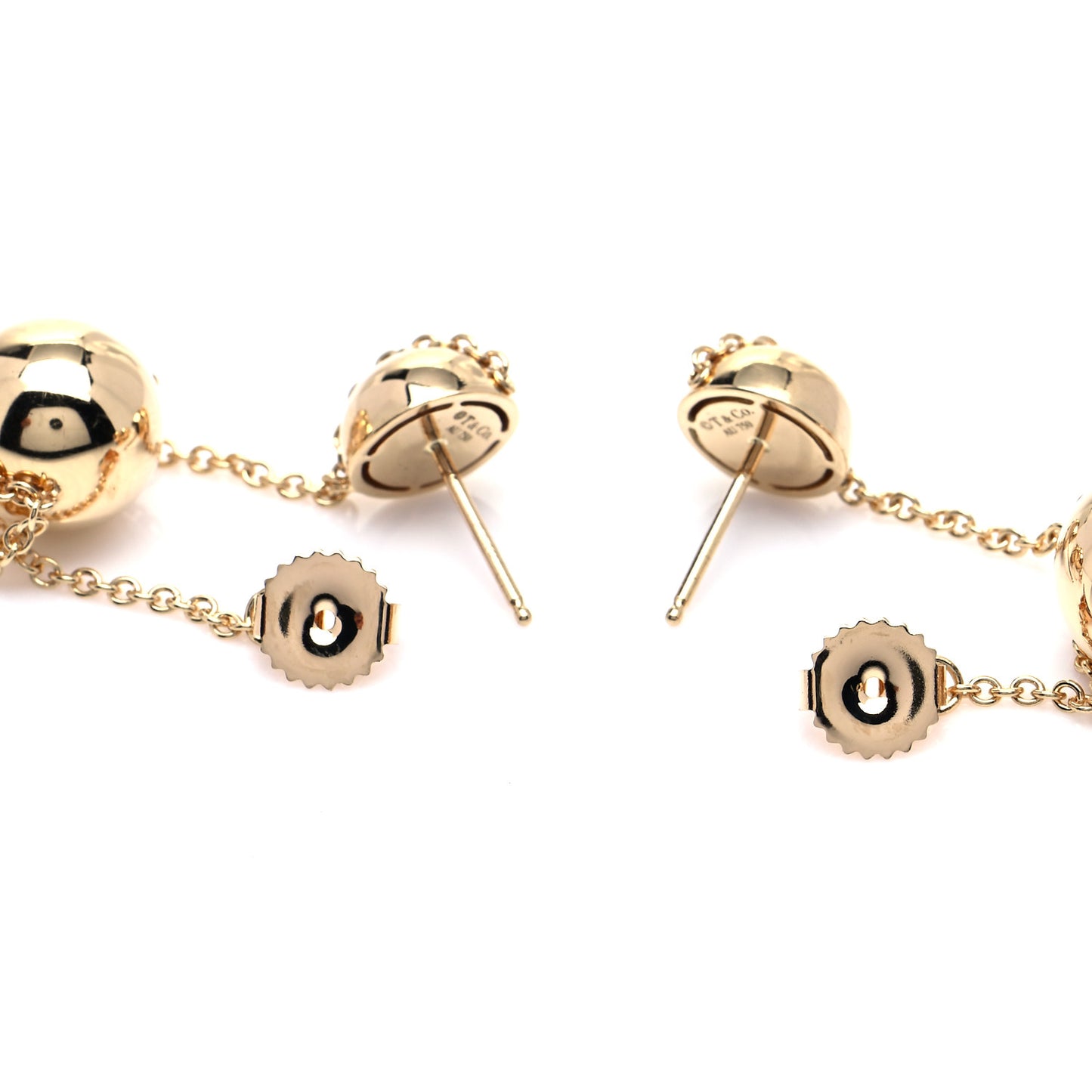 18K Yellow Gold HardWear Triple Drop Earrings