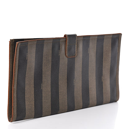 Fendi Pequin Fold Clutch Tobacco 3 of 8