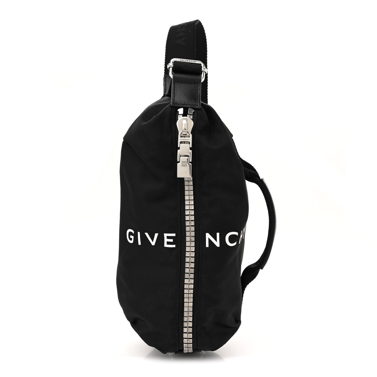 Nylon G-Zip Bum Bag Black