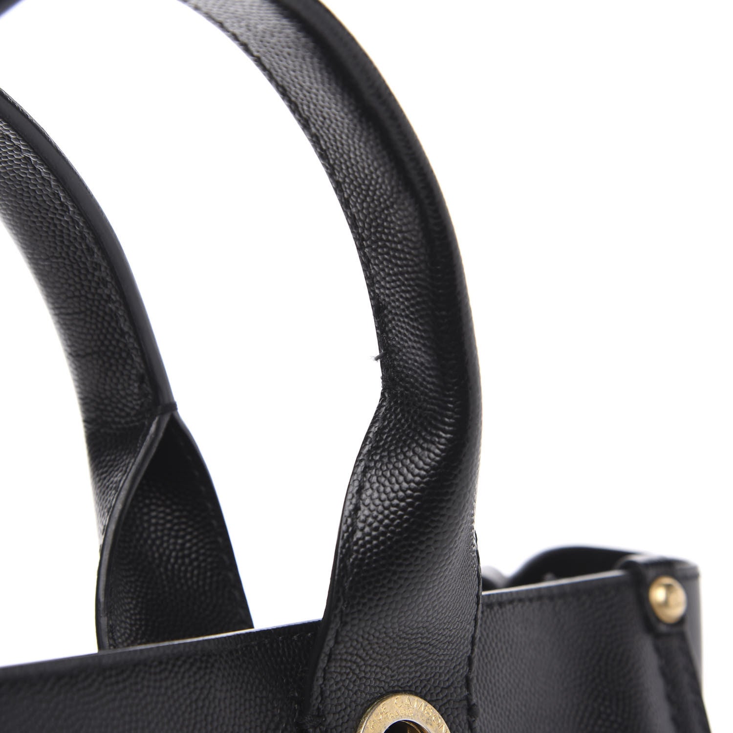 Chanel Caviar Small Studded Deauville Tote Black 11 of 12
