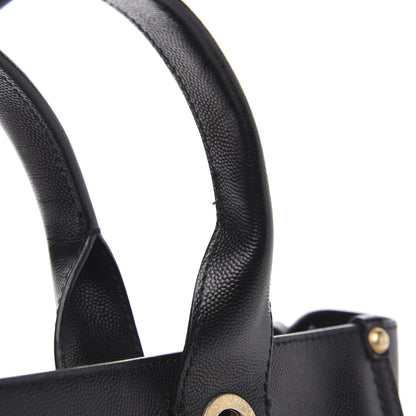 Chanel Caviar Small Studded Deauville Tote Black 11 of 12