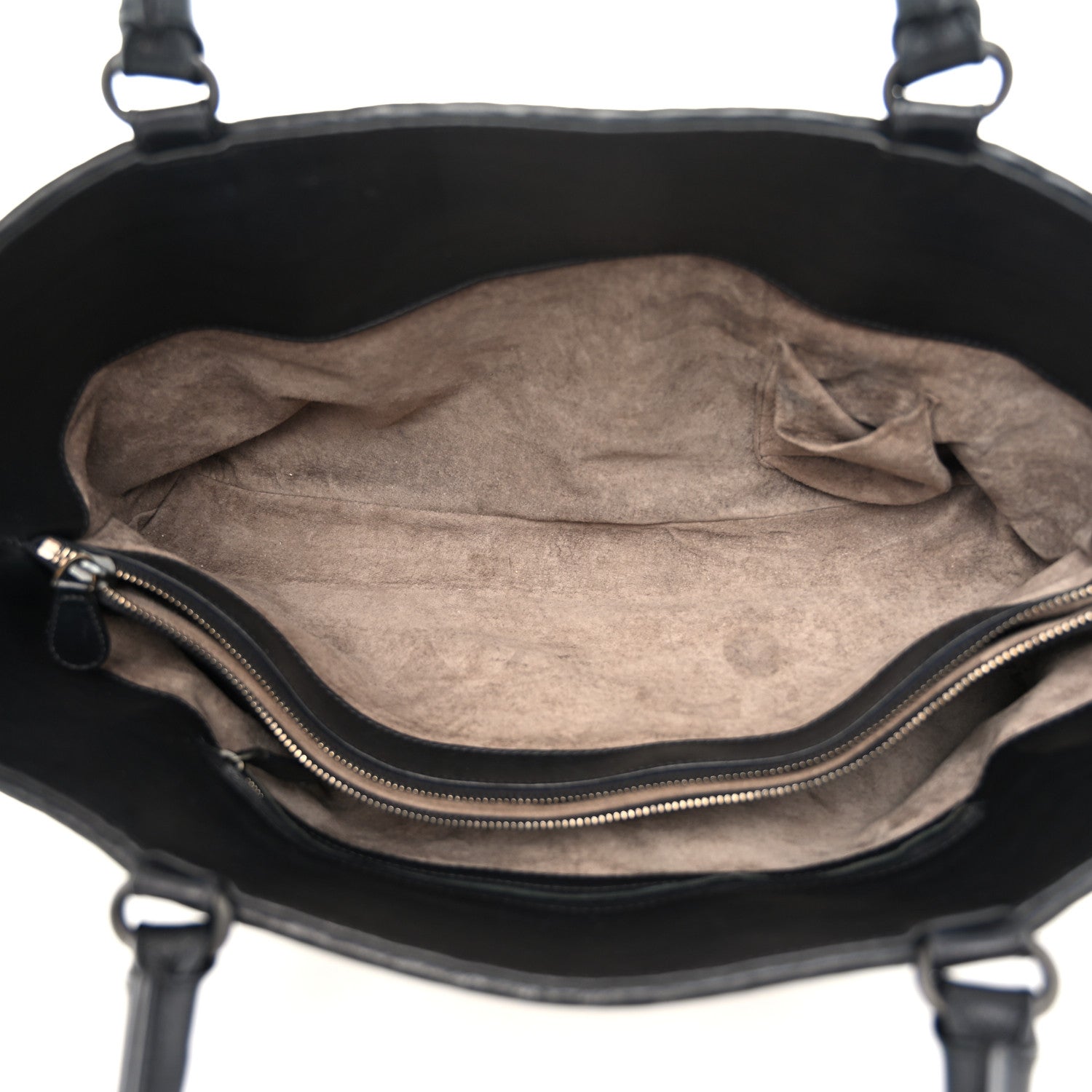 Bottega Veneta Intrecciato Rugiada Vintaga Medium Shopper Black 5 of 13