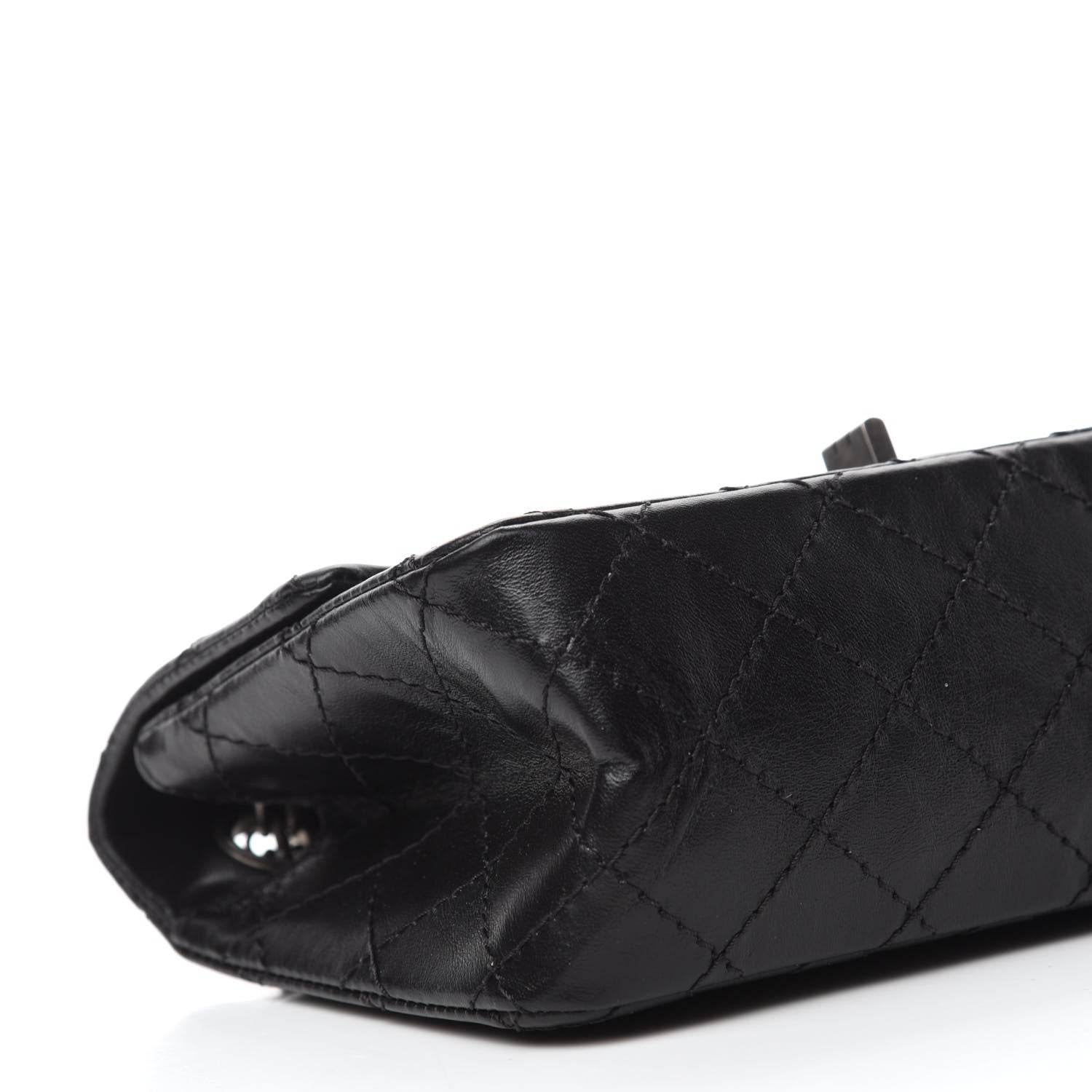 Chanel Aged Calfskin Quilted 2.55 Reissue Mini Flap Black 6 of 11