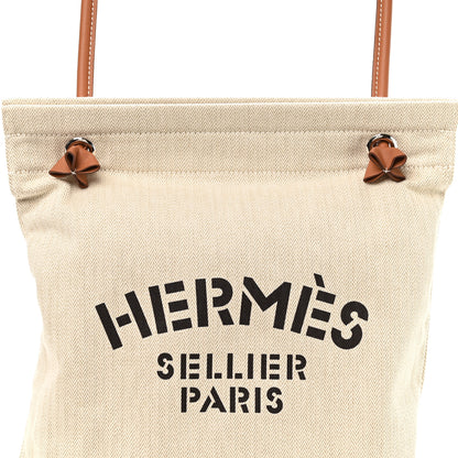 Hermes Canvas Swift Aline Grooming Bag Gold 7 of 10