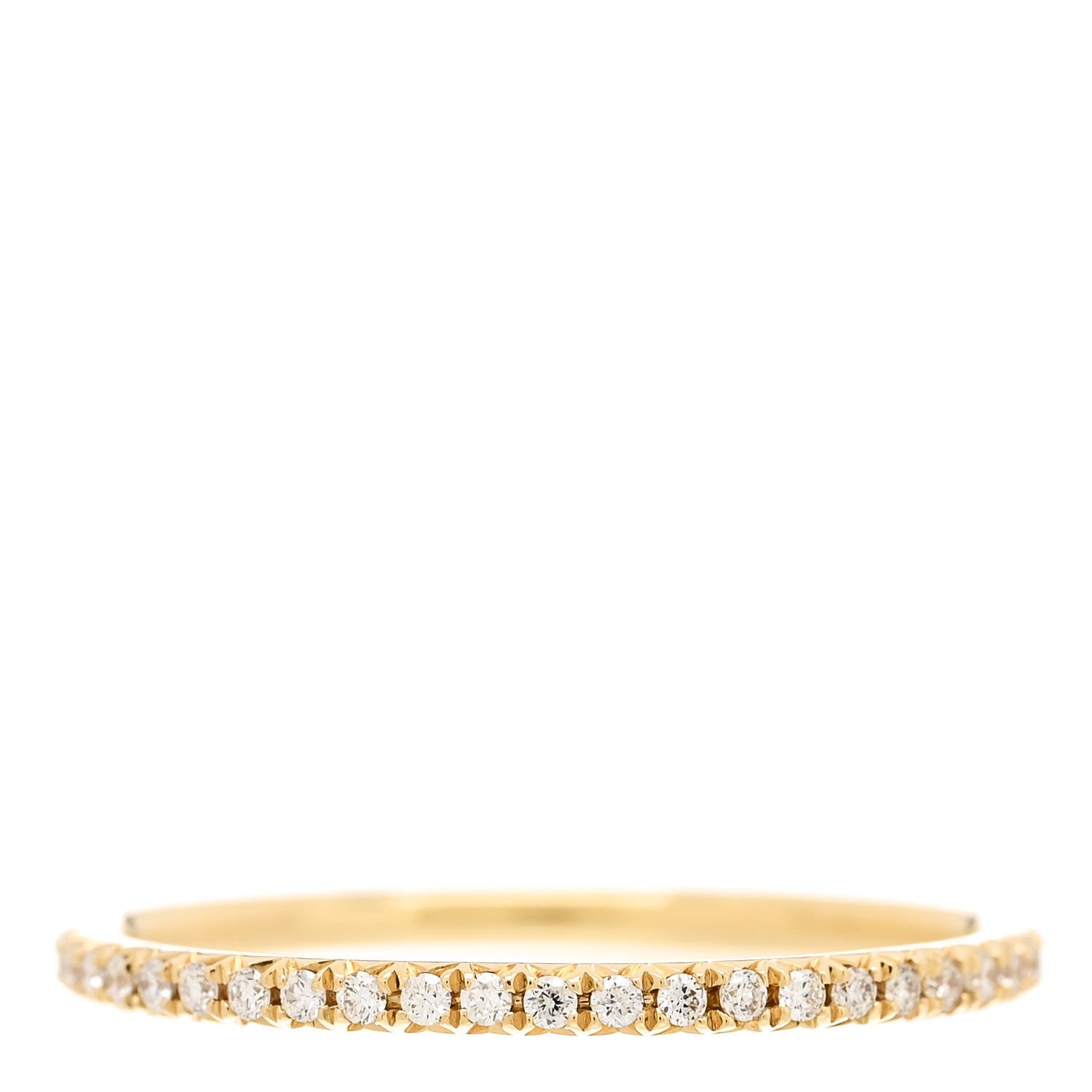 Anita Ko 18K Yellow Gold Diamond Eternity Ring 53 6.5 3 of 4