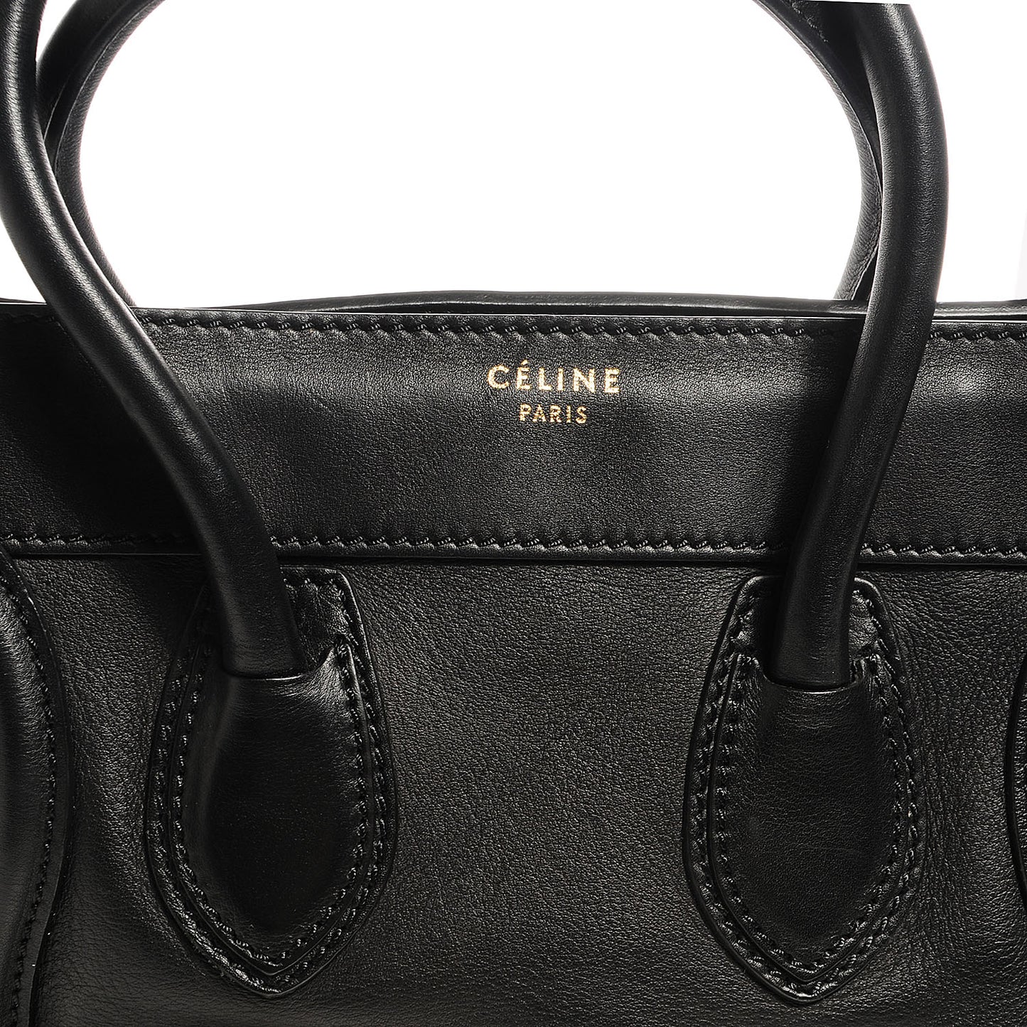 Smooth Calfskin Micro Luggage Black