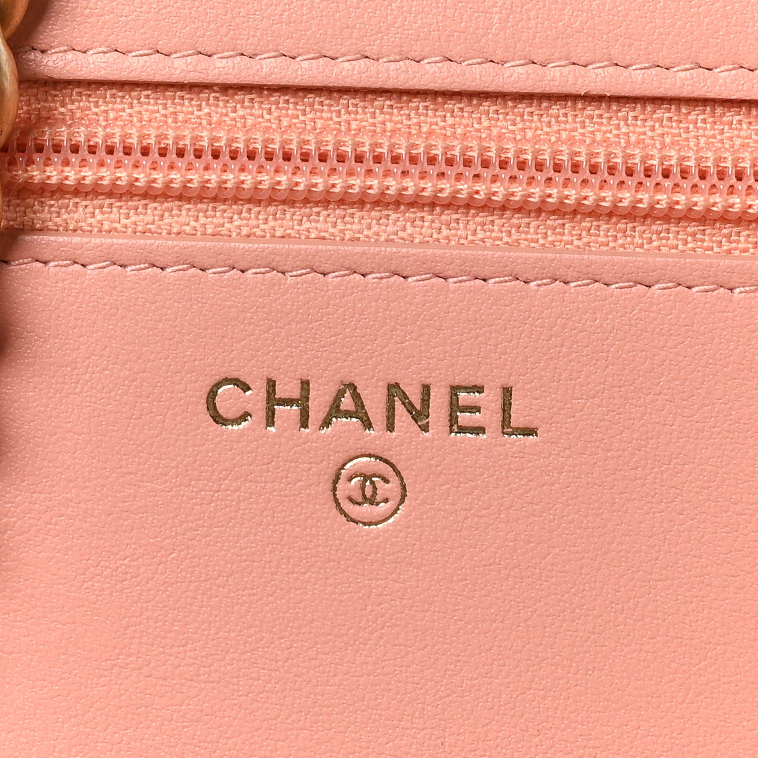 Chanel Caviar Quilted Boy Wallet On Chain WOC Pink 5 of 11