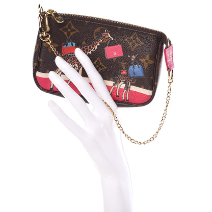 Louis Vuitton Monogram 2017 Christmas Animation Mini Pochette Accessories 2 of 7