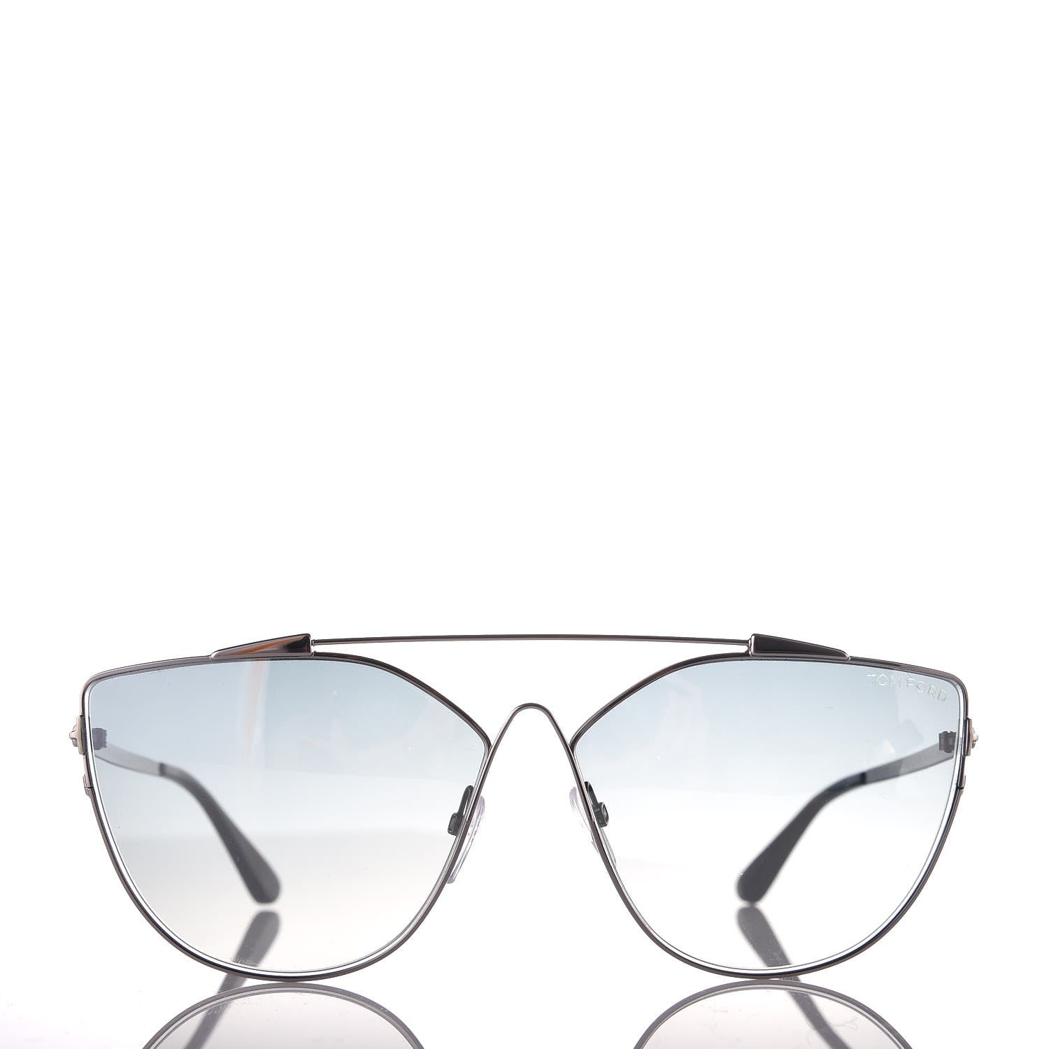 Tom Ford Jacquelyn Sunglasses TF563 Light Ruthenium 2 of 8