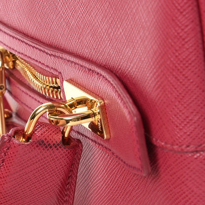 Prada Saffiano Lux Bowler Peonia 9 of 9