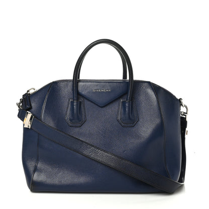 Givenchy Sugar Goatskin Medium Antigona Navy 1 of 13