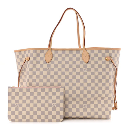 Louis Vuitton Damier Azur Neo Neverfull GM Rose Ballerine 2 of 12