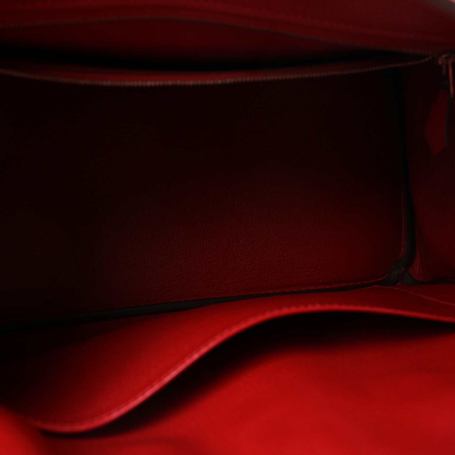 Hermes Epsom Birkin 30 Rouge Casaque 5 of 10
