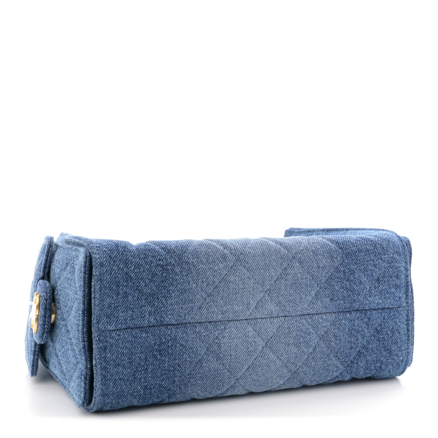 Chanel Washed Denim Quilted Mini Chanel 25 Handbag Blue 5 of 12