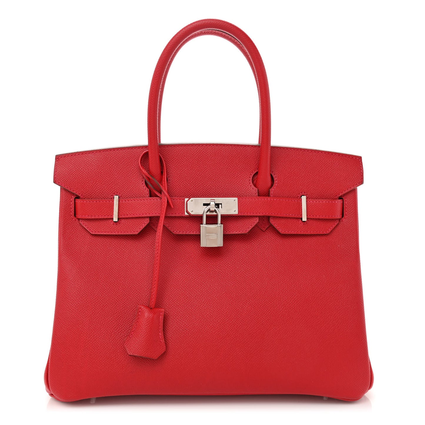 Epsom Birkin 30 Rouge Casaque