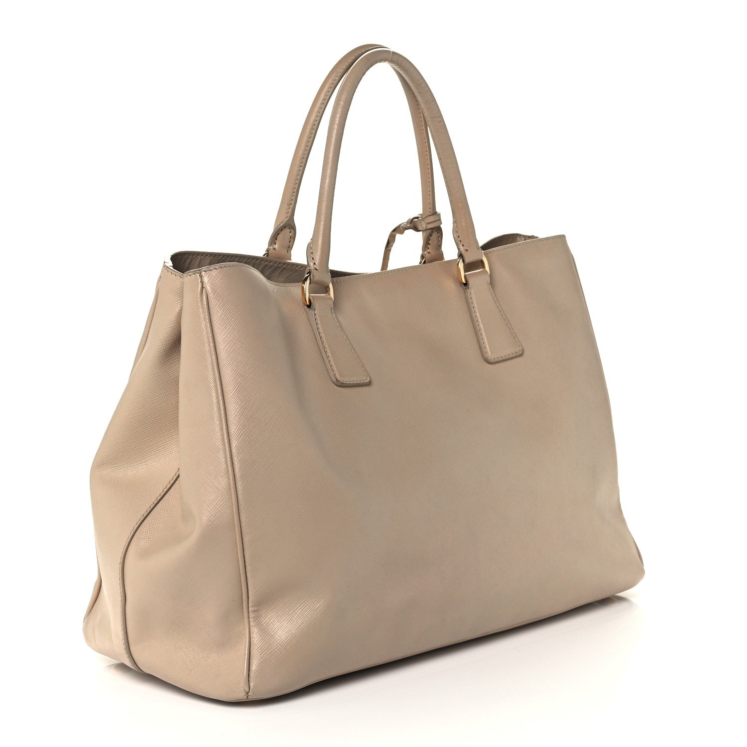 Prada Saffiano Lux Large Tote Sabbia 3 of 11