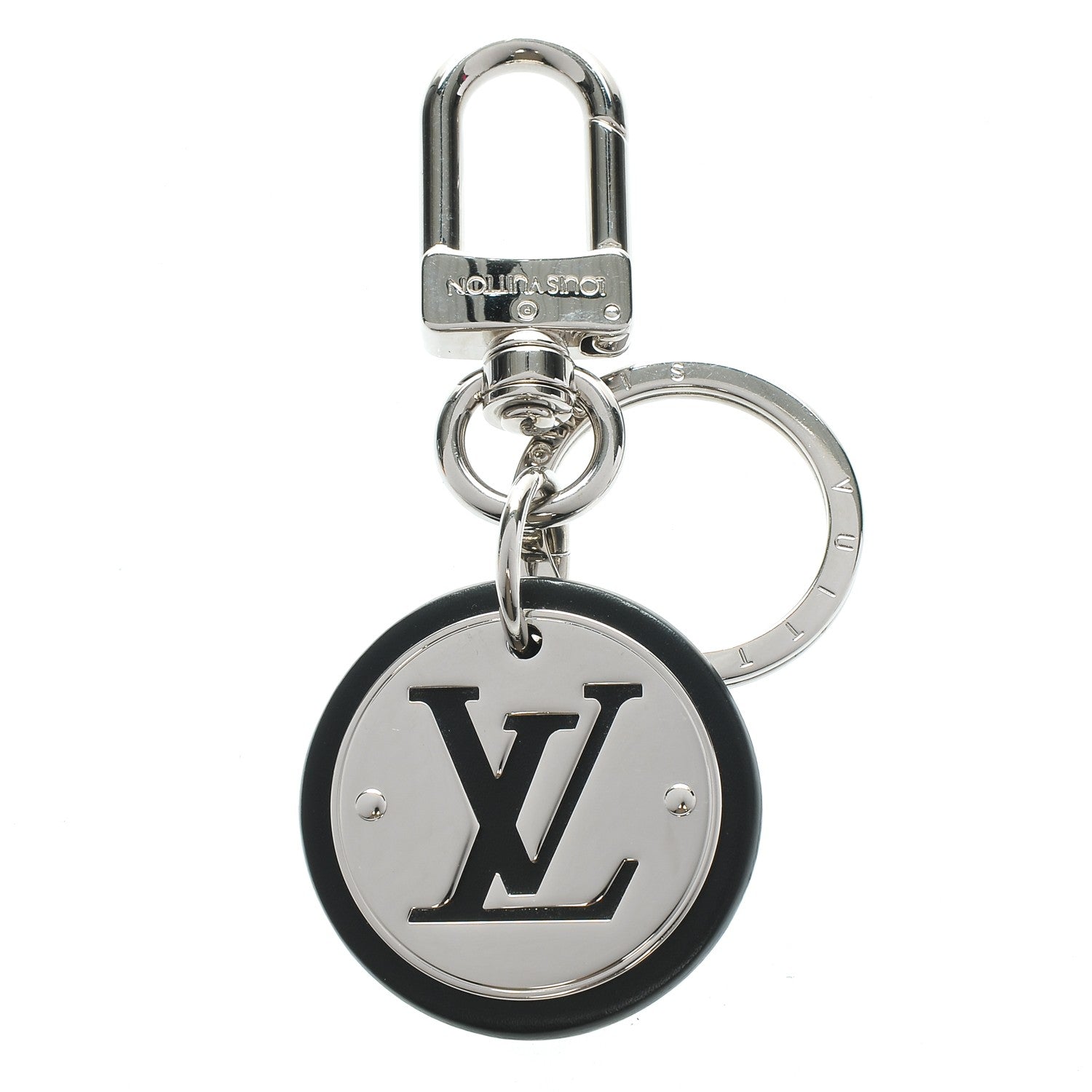 Louis Vuitton LV Cut Circle Key Holder Silver 1 of 4