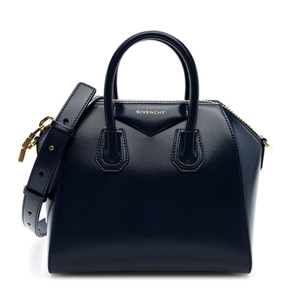 Givenchy Shiny Lord Calfskin Mini Antigona Navy 1 of 10
