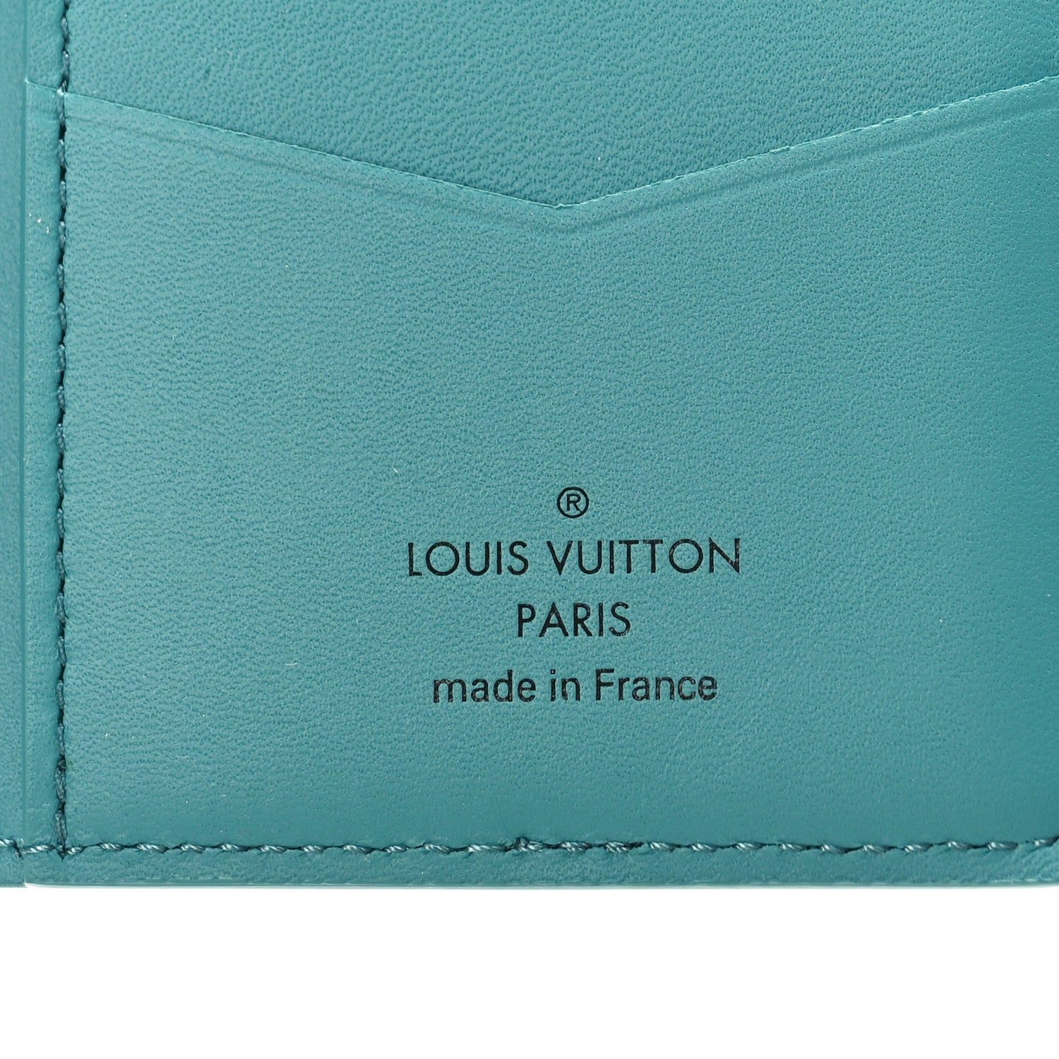 Louis Vuitton Damier Checkerboard Pocket Organizer Teal 6 of 9
