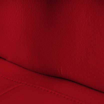 Celine Drummed Calfskin Suede Large Trapeze Coquelicot 10 of 10