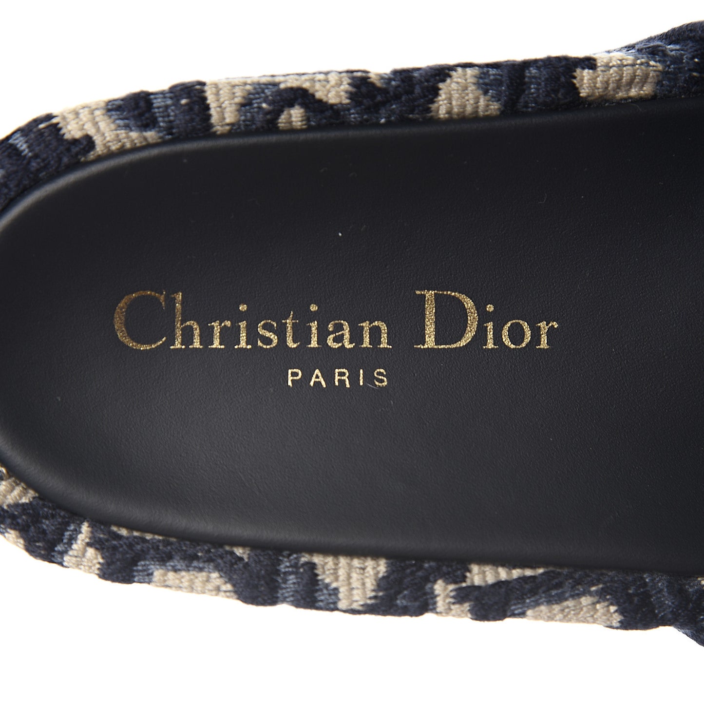 Oblique D-Way Platform Sandal 37 Deep Blue