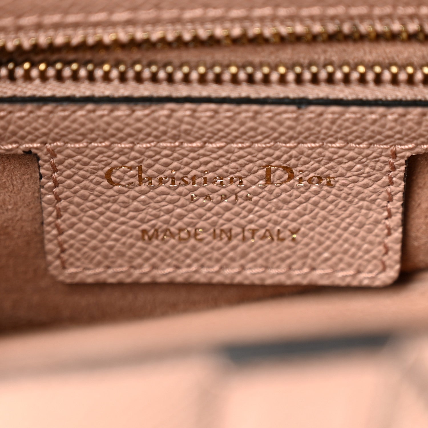 Christian Dior Calfskin Saddle Bag Pink 6 of 11
