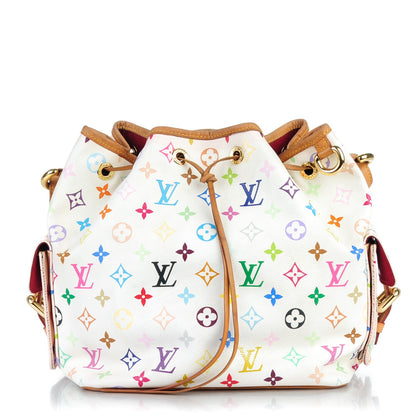 Louis Vuitton Monogram Multicolor Petit Noe White 1 of 9