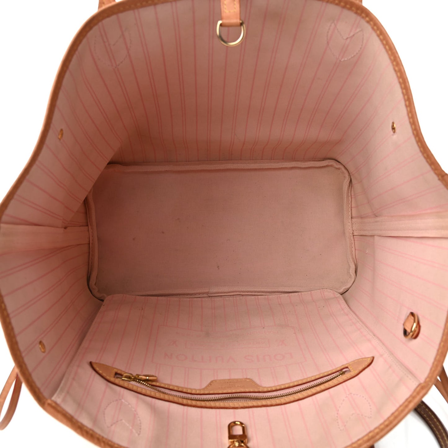 Damier Azur Neo Neverfull MM Rose Ballerine